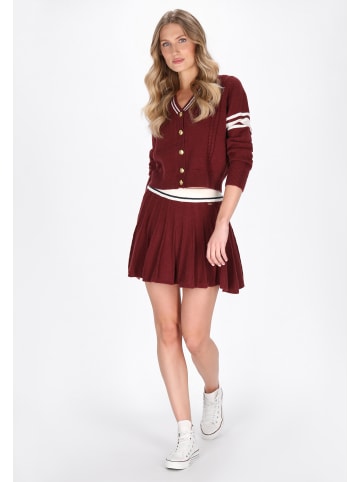 DreiMaster Maritim Skirt in wine red navy offwhite
