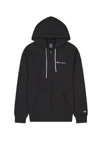 Champion Sweatjacke Hooded Full Zip Sweatshirt in Schwarz