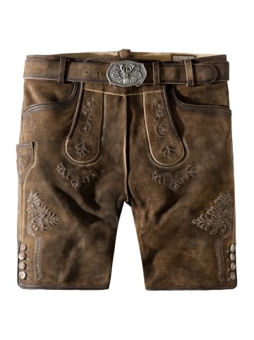 Stockerpoint Lederhose Bertl in braun