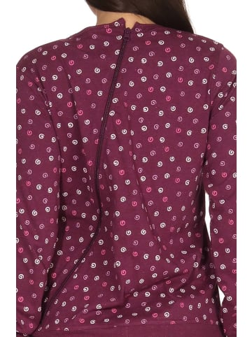 NORMANN Pflegeoverall langarm Reißverschluss - 47528 in beere