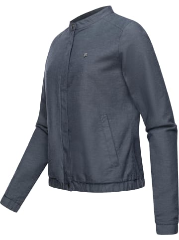 ragwear Kurzjacke Malawi Linen in Indigo Blue