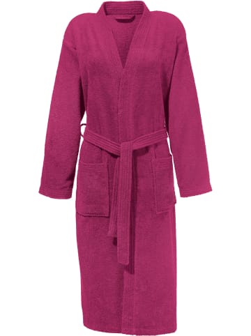 REDBEST Frottier Unisex-Bademantel Chicago in fuchsia