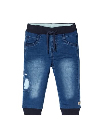 name it Unisex Baby-Hose mit Elefanten-Stick in Blau