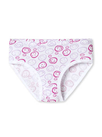 Schiesser Hüftslip Fine Rib in violett, weiß