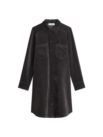 Marc O'Polo Samt-Hemdblusenkleid regular in Broken Graphite