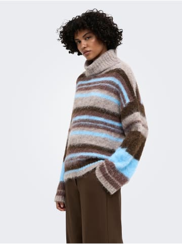 ONLY Strickpullover in Taupe Gray