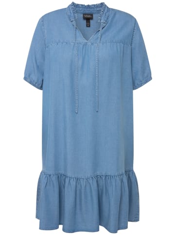 Ulla Popken Midikleid in blue denim