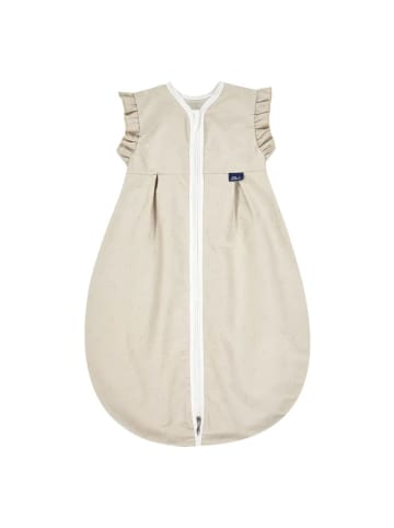 Alvi Kugelschlafsack Mäxchen Thermo - Volant - in beige