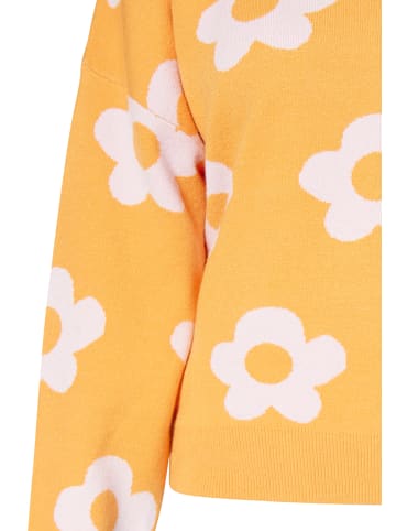 Swirly Damen Pullover in ORANGE