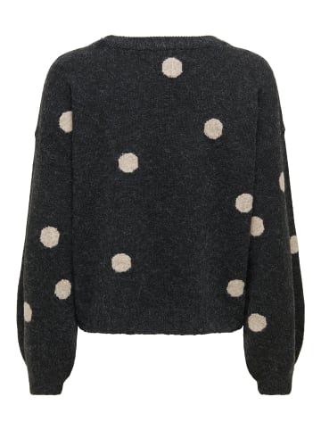 ONLY Strickpullover in Dark Grey Melange