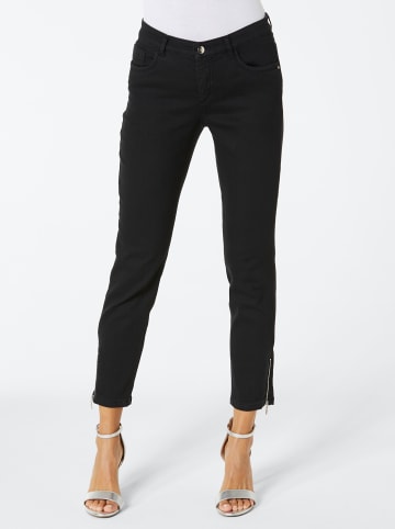 creation L 5-Pocket-Jeans in schwarz