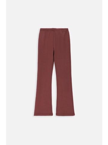 Coccodrillo Leggings mit langen Hosenbein in dunkelrot