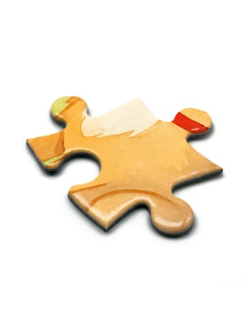 Mr. & Mrs. Panda Puzzle Hund Glück Design ohne Spruch in Weiß