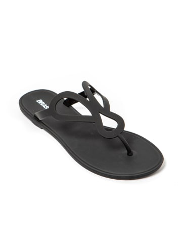 Brasileras Zehentrenner "Petra" in Schwarz