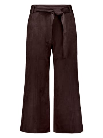 Zero Culotte mit Bindegürtel in Chocolate Plum