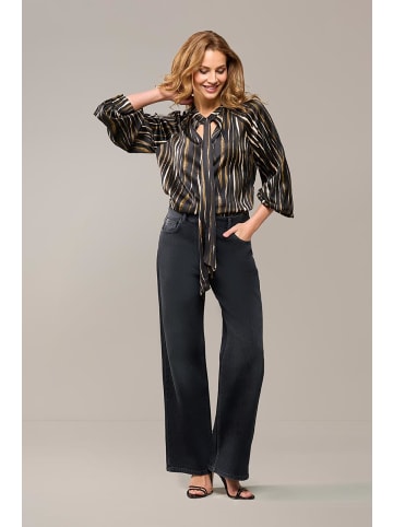 Mart Visser Bluse mit Bension-Print Schwarz / Multi