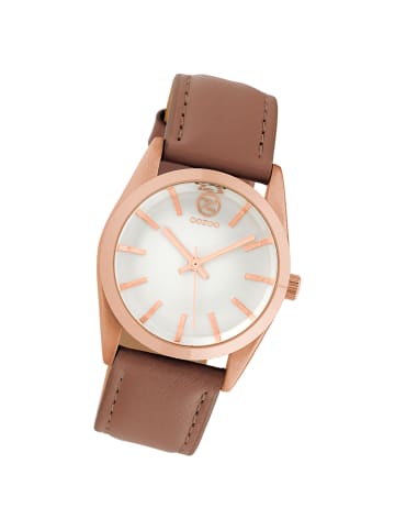 Oozoo Analog-Armbanduhr Oozoo Timepieces braun mittel (ca. 33mm)