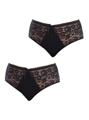 Q-en 2er-Set: Pantys in Black