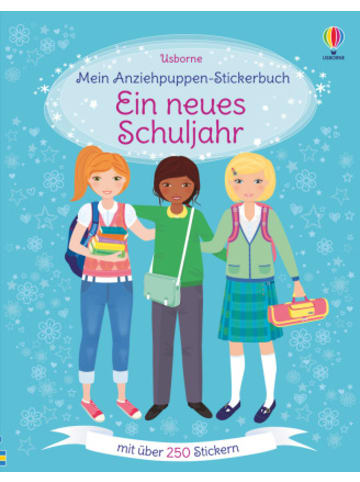 Usborn Papeterie/PBS - Mein Anziehpuppen-Stickerbuch - Ein neues Schuljahr