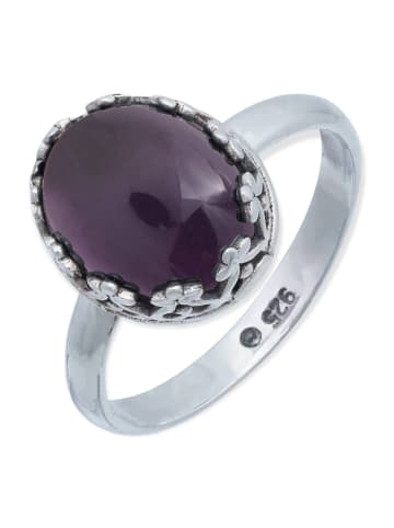 mantraroma 925er Silber - Ringe mit Amethyst