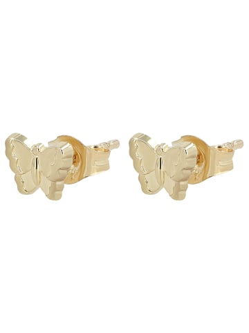 Adeliás Mädchen Ohrringe – Ohrstecker aus 333 Gold in gold