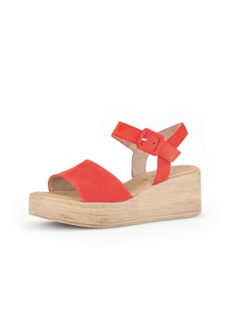 Gabor Fashion Plateau Sandalen in orange