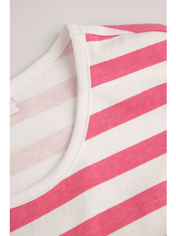 MOKIDA Kleid aus Sweatstoff mit kurzen Ärmeln in rosa