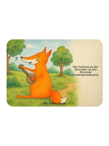 Mr. & Mrs. Panda magnet Fuchs Gitarre Design mit Spruch in Weiß