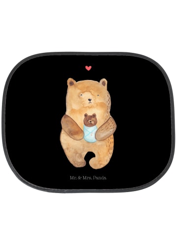 Mr. & Mrs. Panda Sonnenblende Auto Bär Baby ohne Spruch in Schwarz