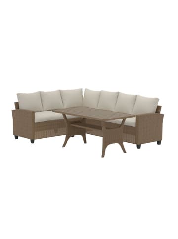 ebuy24 Sofaset Brentwood (2-teilig) Beige 74 x 145 cm