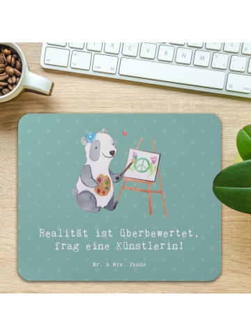 Mr. & Mrs. Panda Mouse Pad Künstlerin Traum mit Spruch in Meeresbrise