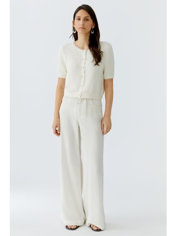 Oui Strickjacke in cloud dancer