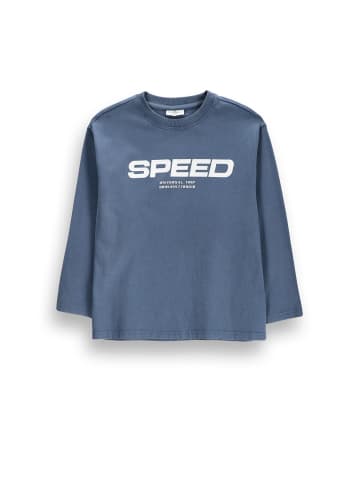 Coccodrillo Baumwoll-langarmshirt in blau