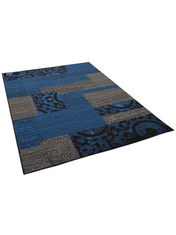 Pergamon Teppich Trendline Patchwork in Blau