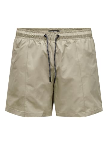 ONLY & SONS Bade-Shorts 'Ted Life' in grau