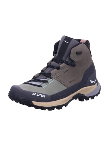 Salewa Wanderschuhe PUEZ LEATHER MID PTX W in Beige