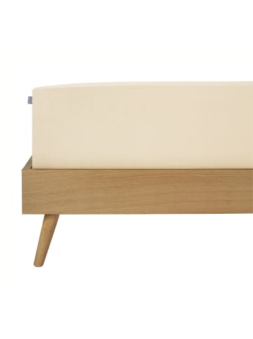 Schiesser Jersey-Elasthan-Spannbettlaken Elli in Creme