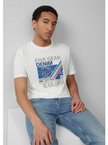 s.Oliver T-Shirt in 01D1_weiß