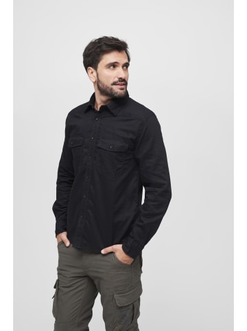 Brandit Long Sleeve Shirt in black