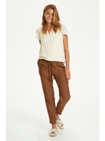 SAINT TROPEZ Top BrittaSZ Gerade Passform in Creme