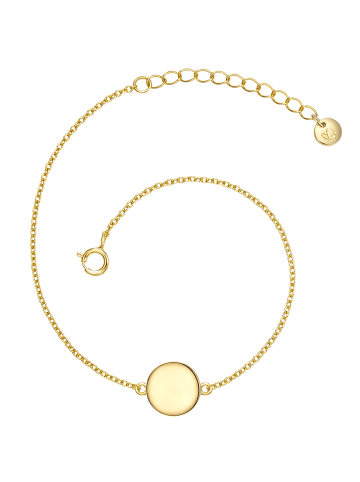 Glanzstücke München Armband Kreis Sterling Silber in gelbgold
