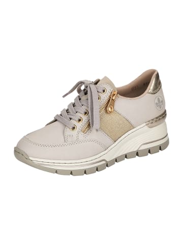 rieker Komfort Schnürschuhe in Beige