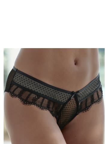 LASCANA Tanga in schwarz-rosé