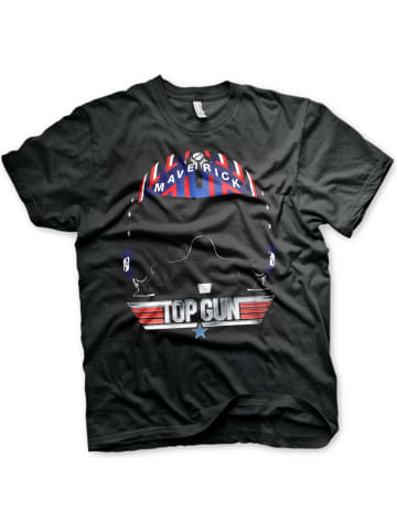 TOP GUN T-Shirt in Schwarz