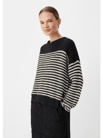 comma CI Strickpullover langarm in Schwarz