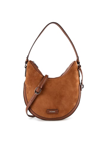 PICARD Highlands Schultertasche Leder 29 cm in cognac