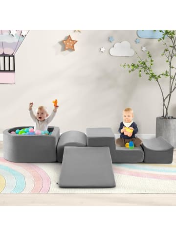 COSTWAY 5 TLG. Schaumstoffbausteine in Grau