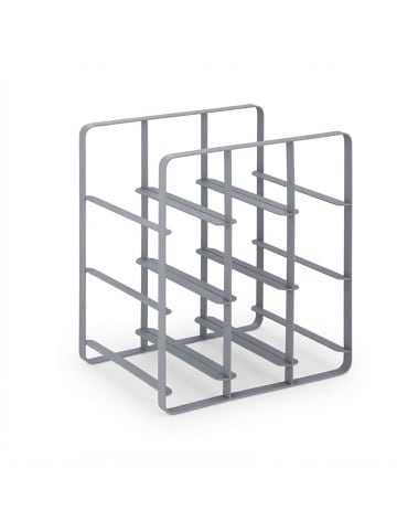 relaxdays Weinregal in Grau - (B)27,5 x (H)30 x (T)20 cm
