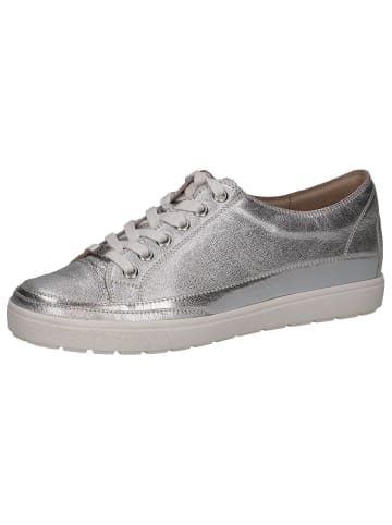 Caprice Sneaker in SILVER METAL.