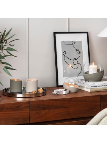 Villeroy & Boch 6er Set Duftkerzen Energy New Moon Home ø 8,6 x 9,1 cm in beige